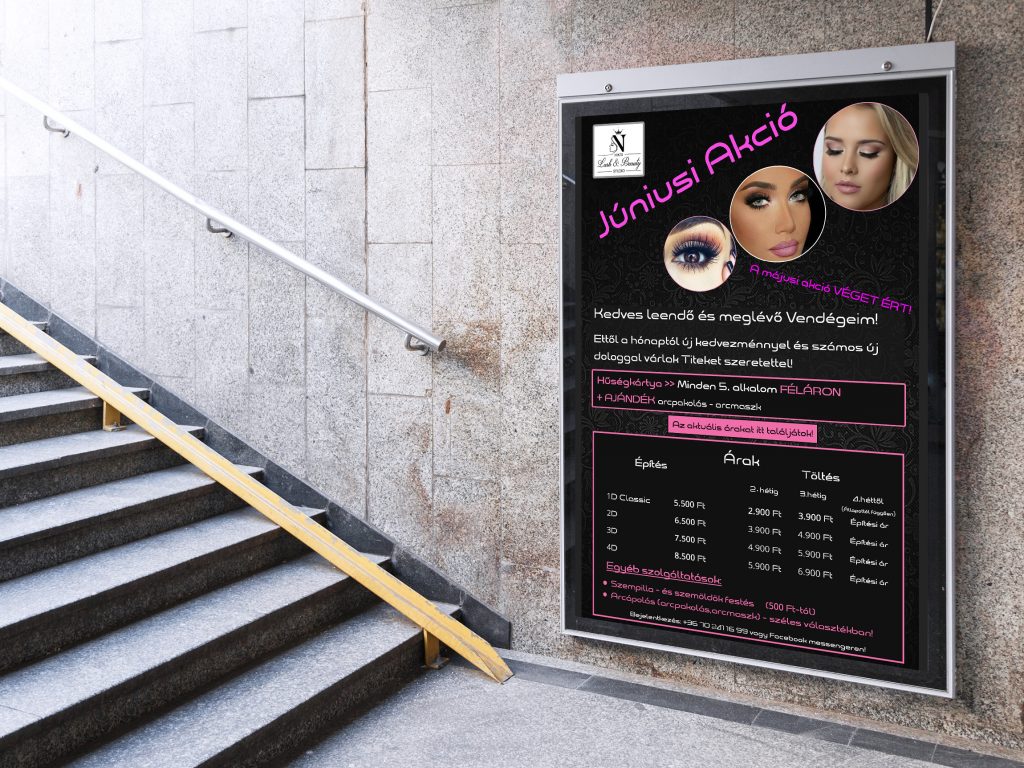 Niki's Lash & Beauty Plakát