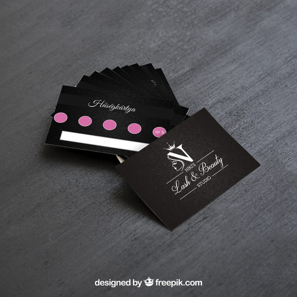 Niki's Lash & Beauty Studio Hűségkártya